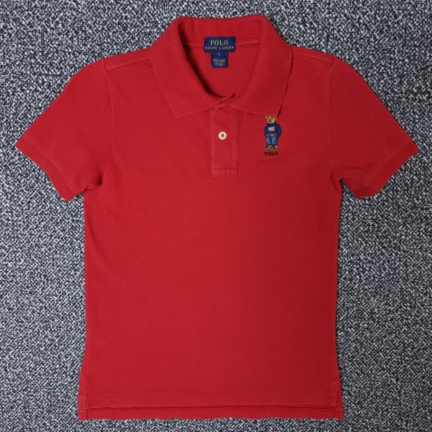 [무료배송][130]폴로 키즈 베어 피케 반팔티 카라티