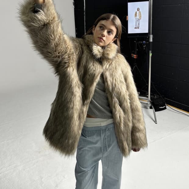 애프터아워즈 오버사이즈 퍼자켓 V3