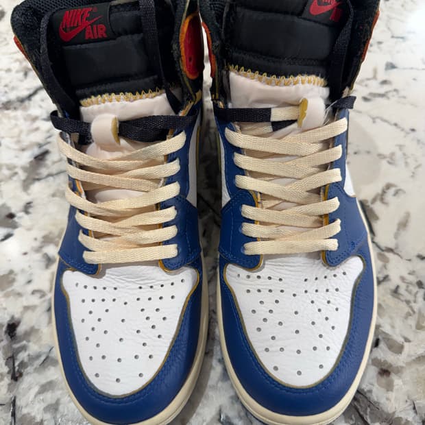 조던 1 x 유니온 레트로 하이 블루토