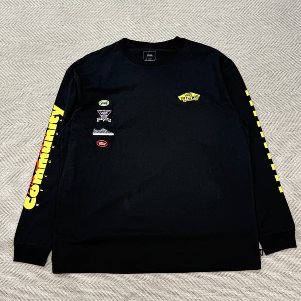 반스 데드스탁 레터링 롱슬리브 r2377