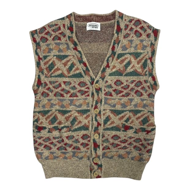 ✨ (바배) 미쏘니 패턴 니트 베스트 조끼