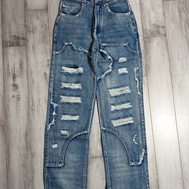 RACER WORLDWIDE blue misty jeans 데님 청바지