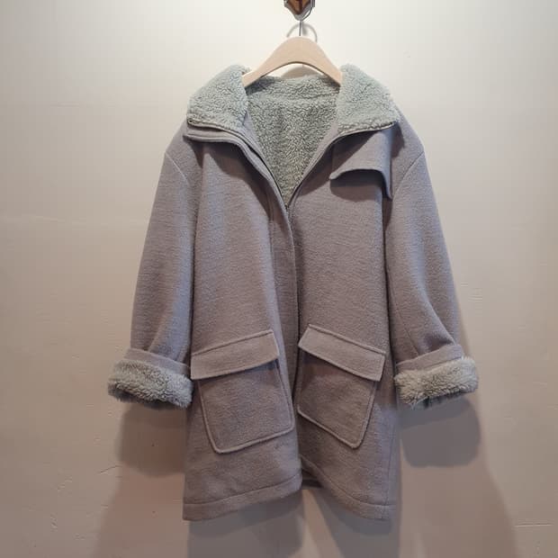 sieering 뽀글이 안감 집업 코트 시어링