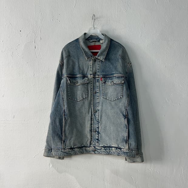 리바이스 프리미엄 데님 청자켓 XL