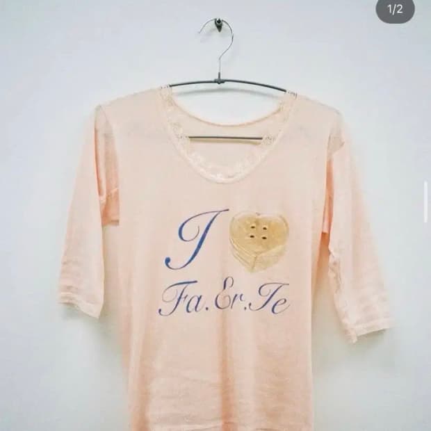 샵페어리 lace T-shirt (pink) - (구버전)