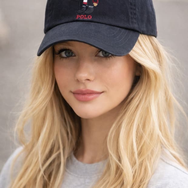 폴로 랄프로렌 Polo Bear 커피 베어 볼캡 블랙