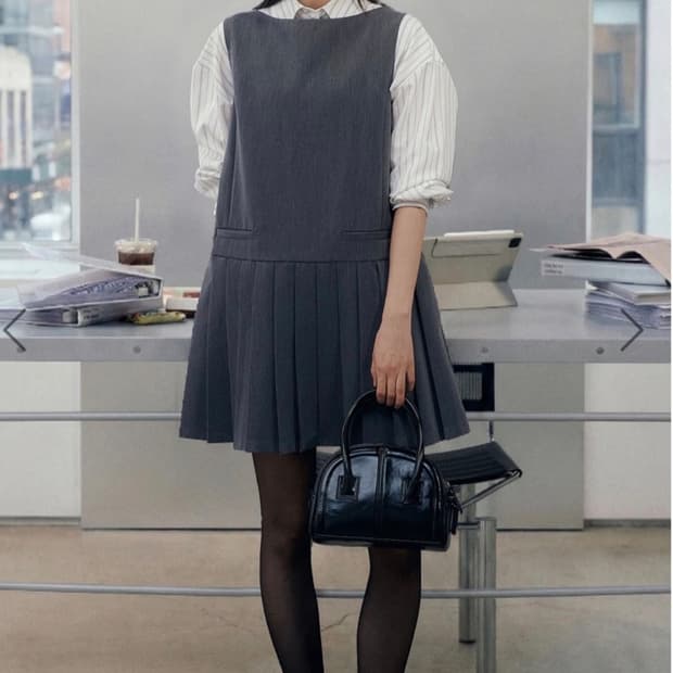 제네럴 아이디어 플리츠 원피스