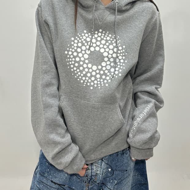 90s올트스쿨 러셀그레이후드 