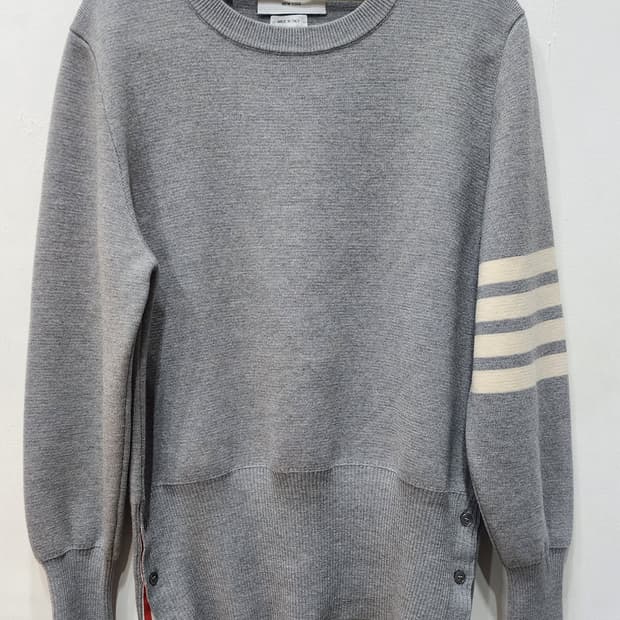 톰브라운 밀라노스티치 니트 그레이 3사이즈