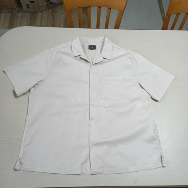 2XL110 H&M 리오셀40% 반팔셔츠 연베이지 2XL-232