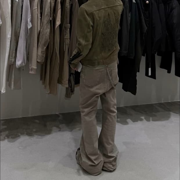 [28] 릭오웬스 볼란 부츠컷 펄 scf