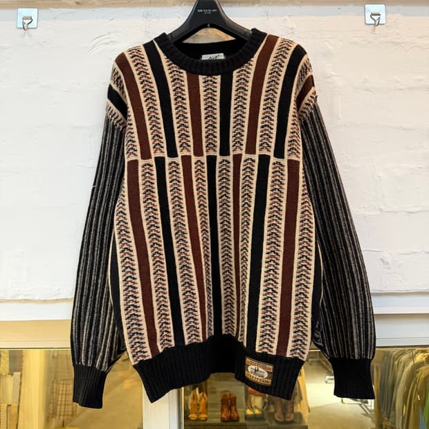 Mizuno Axy 미즈노 에크시 울 블렌드 니트 스웨터 M