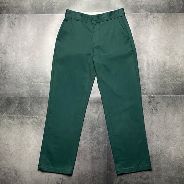 DICKIES 디키즈 그린 치노 워크팬츠 A01345