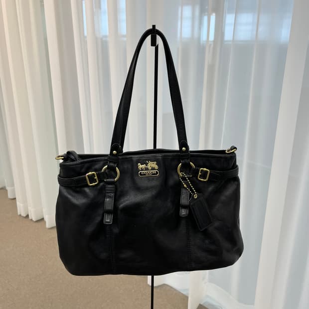 Coach Black Square Shoulder Bag