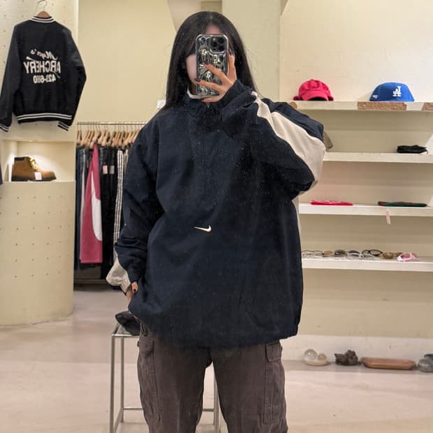 나이키 배색 하프집업 바람막이 자켓 U1346