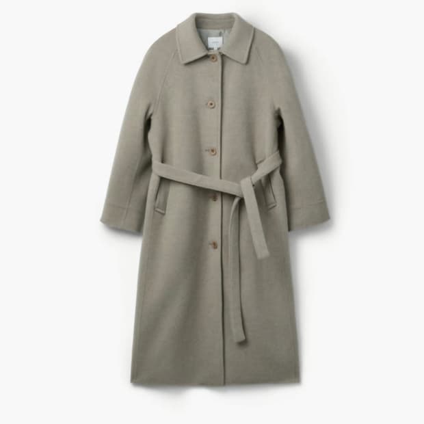 epigram 에피그램 여성 울캐시 발마칸 롱코트