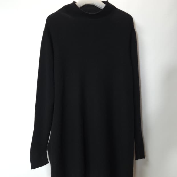 캐시미어100% 모크넥 루즈핏 롱 니트 F 사이즈