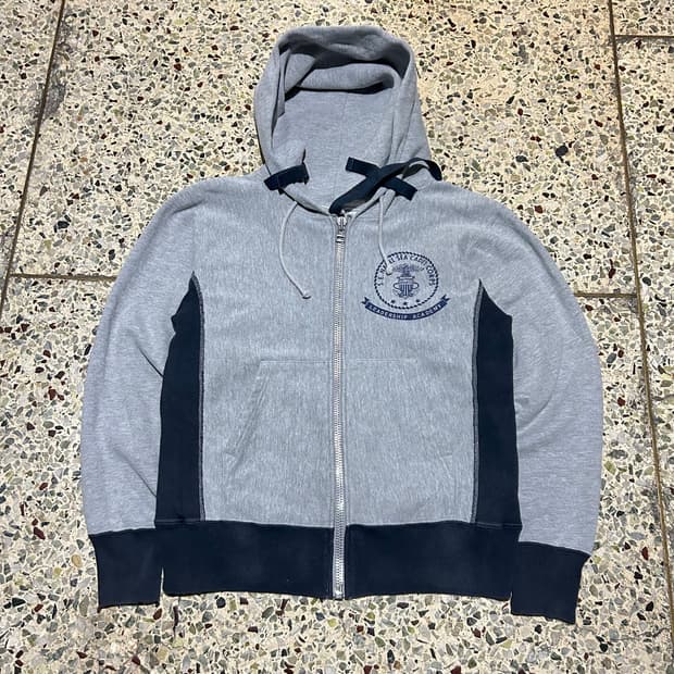 챔피온(CHAMPION) 리버스위브 올드스쿨 프린팅 후드집업