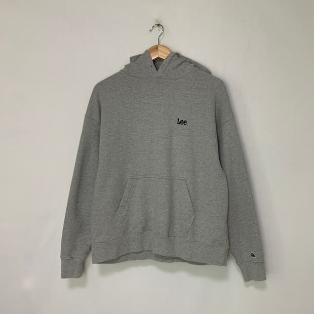 Lee 베이직 기본 후드티 그레이 남성 S 남녀공용