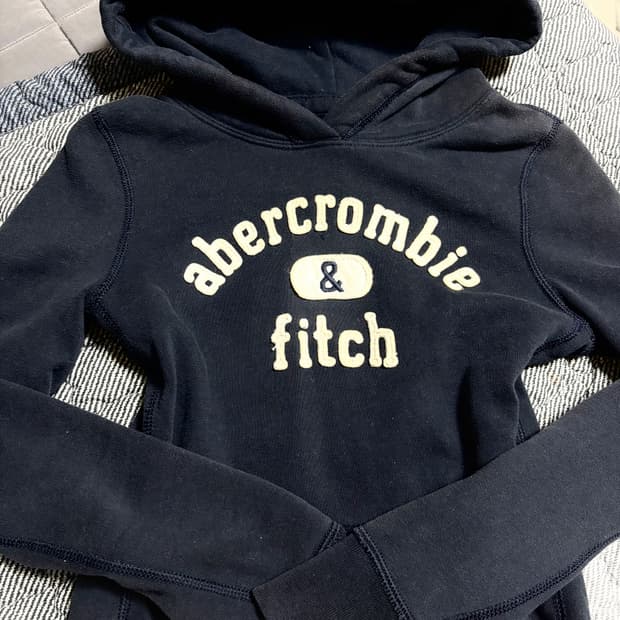 아베크롬비 네이비 후드티 키즈