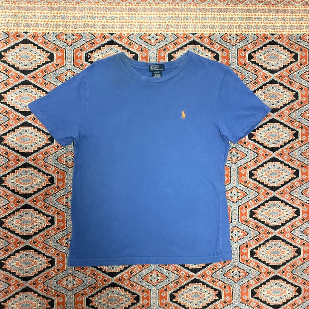 폴로랄프로렌 블루 반팔티셔츠 M(10-12)