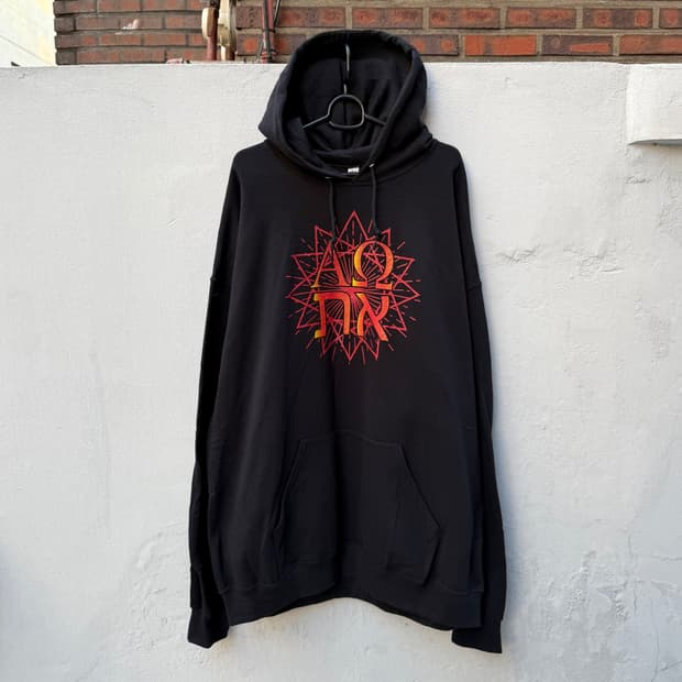 00‘s Jerzees 저지스 알파오메가 기모 후드티