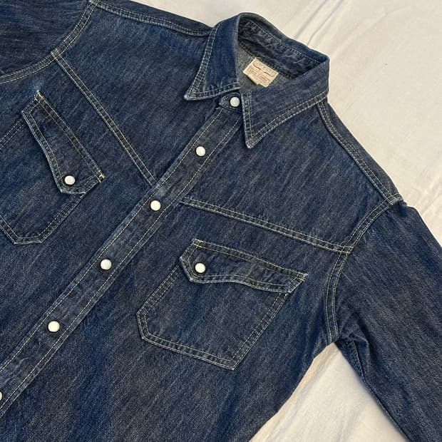 리얼맥코이 웨스턴 데님 셔츠