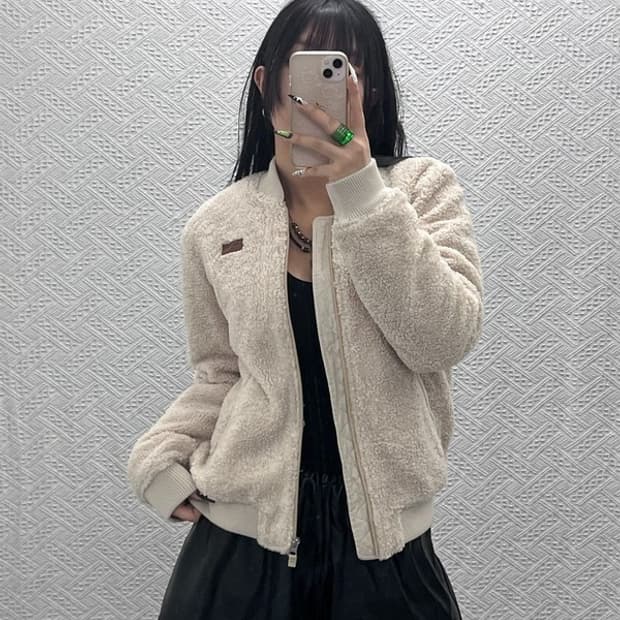 팀버랜드 캐주얼 폭닥 양털 후리스 집업 S C08569