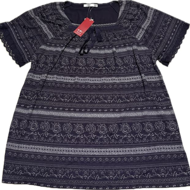 빈티지 모리걸 레이스 반팔 티셔츠