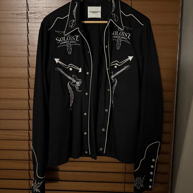 솔로이스트 웨스턴셔츠 