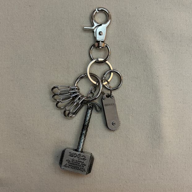 메탈 해머 & 미니 나이프 멀티 키링