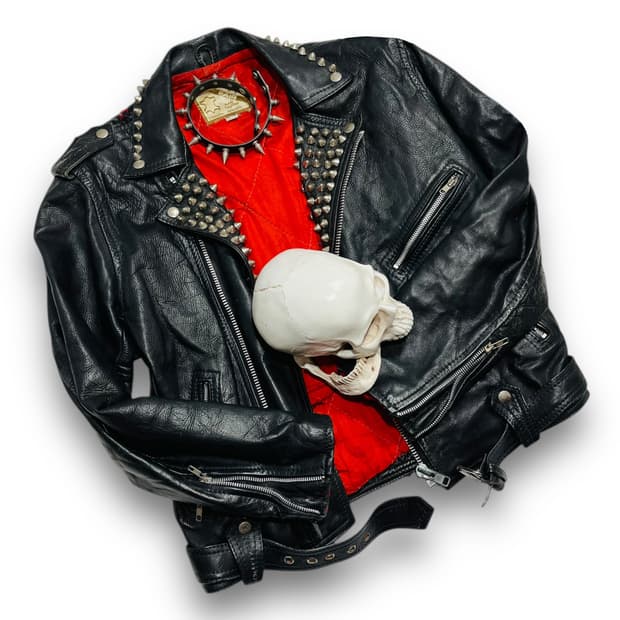 FAIR 90s American Leather Rider Jacket !