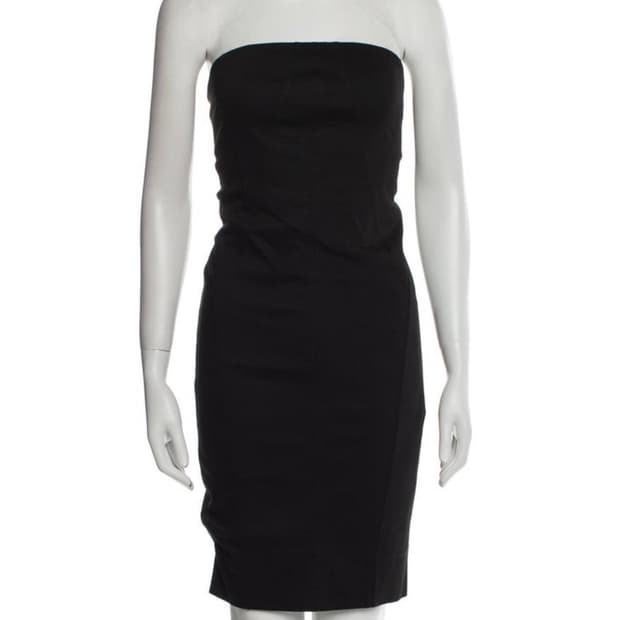 Helmut lang black mini dress
