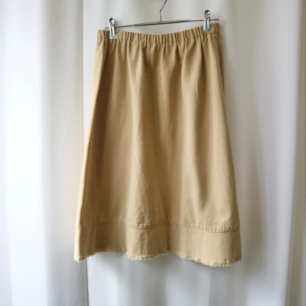 Comme des Garcons tricot cut off skirt