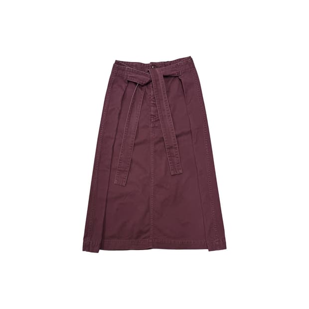 Beams boy belted long skirt