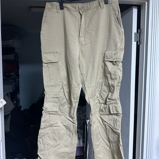 [L] 로스코 더블 카고 팬츠 베이지