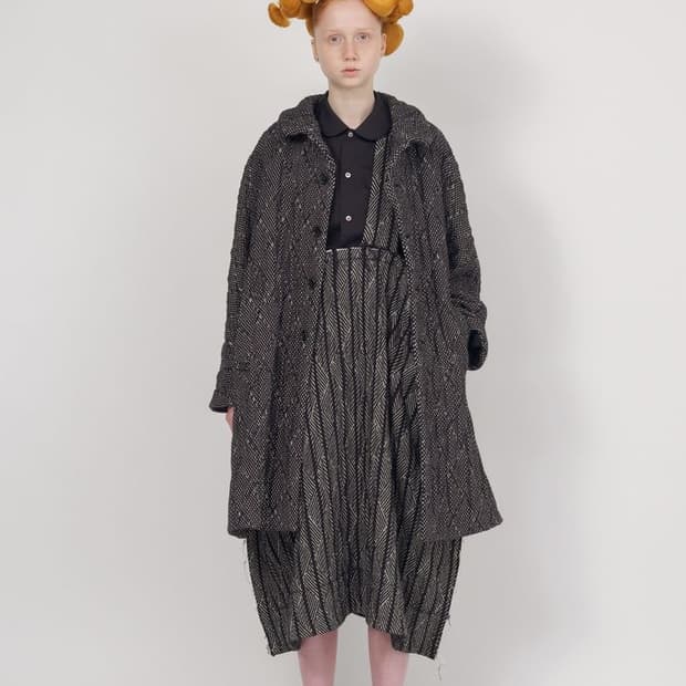 꼼데가르송 배색셔츠