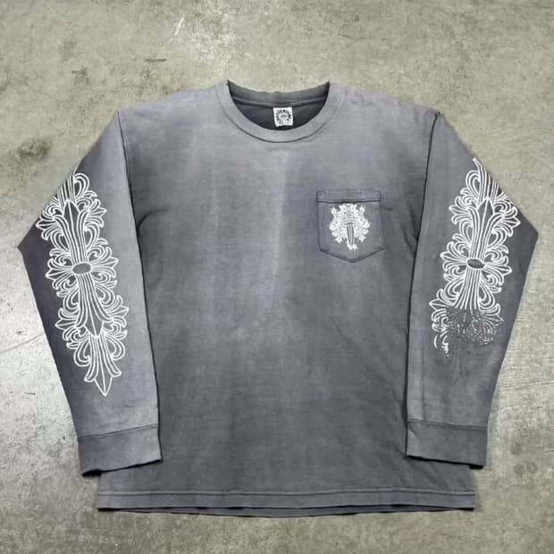 구매) 90s 빈티지 크롬하츠 롱슬리브 l xl