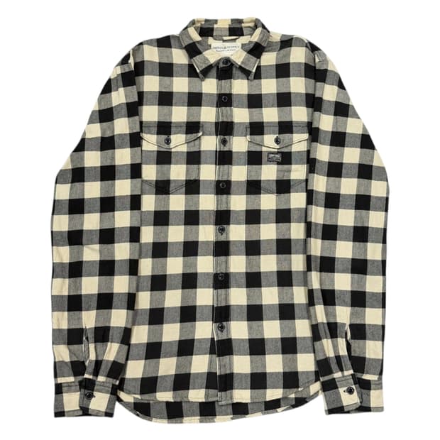 데님앤서플라이 랄프로렌 플란넬 체크 셔츠 남방 M