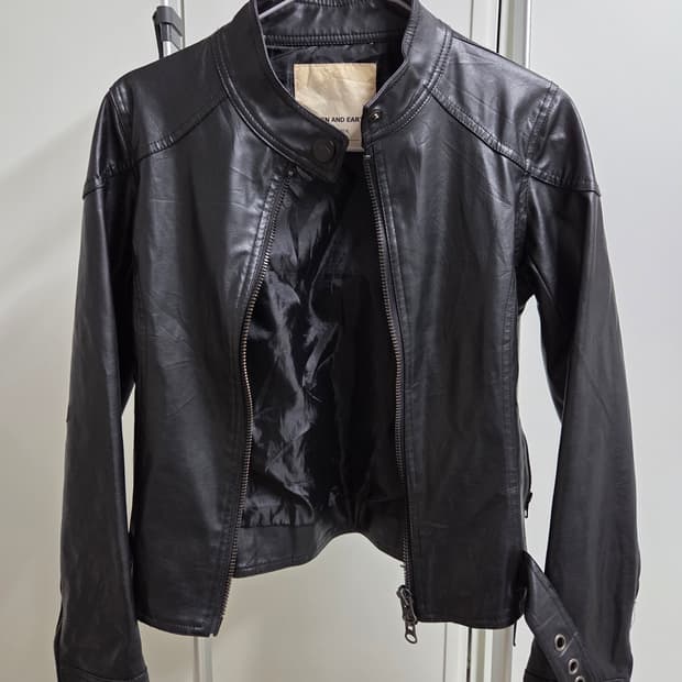 Heaven and earth 양가죽 레더자켓 빈티지 헬무트랭릭오웬스꼼데