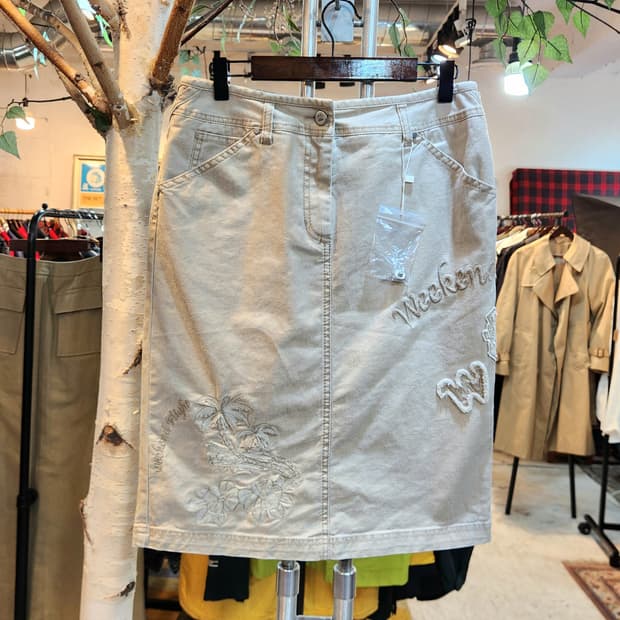 MAX MARA 막스마라 위크앤드 데님 스커트미사용품