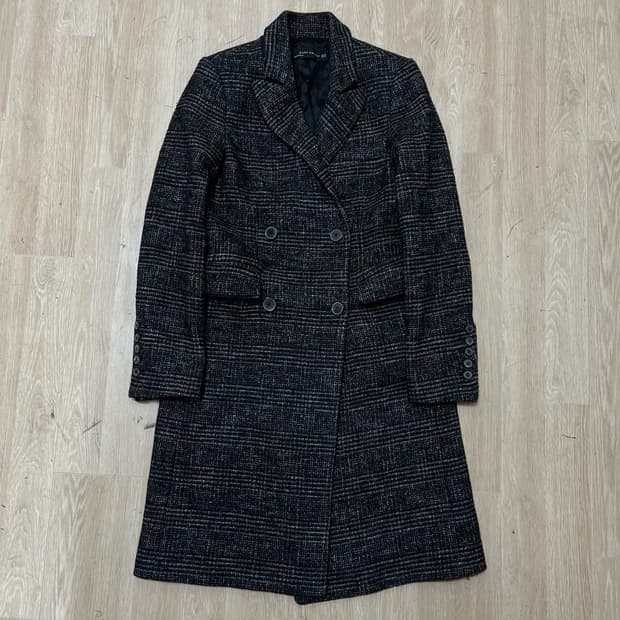 자라 우먼 여성 모직 더플 코트 XS/85 