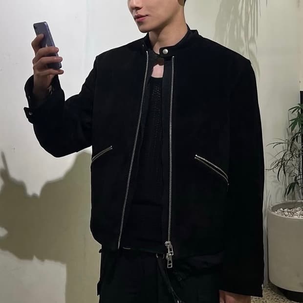 아트이프액츠 스웨이드 자켓