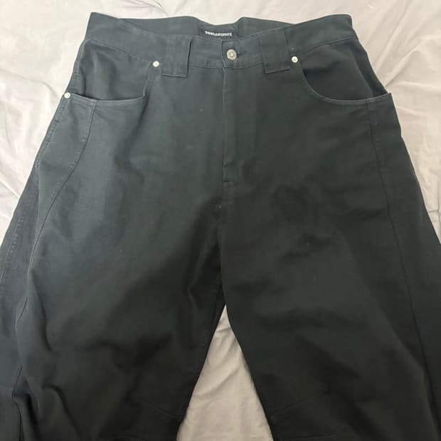 9999아카이브 테크니컬 커브드 팬츠 3