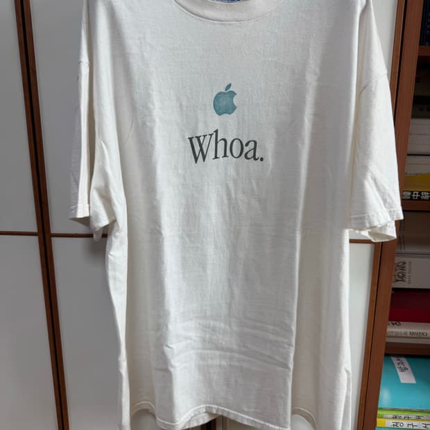 빈티지 애플 프로모 티셔츠 판매합니다 xl