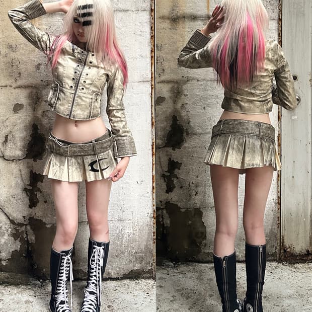 코지월드와이드 나폴레옹 ash 셋업 재킷 + 스커트