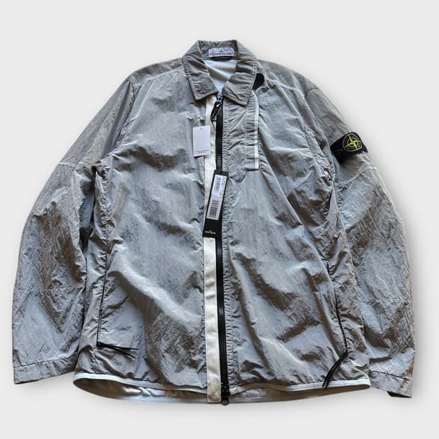 스톤아일랜드 18fw 아이스 나일론 메탈 오버셔츠 자켓