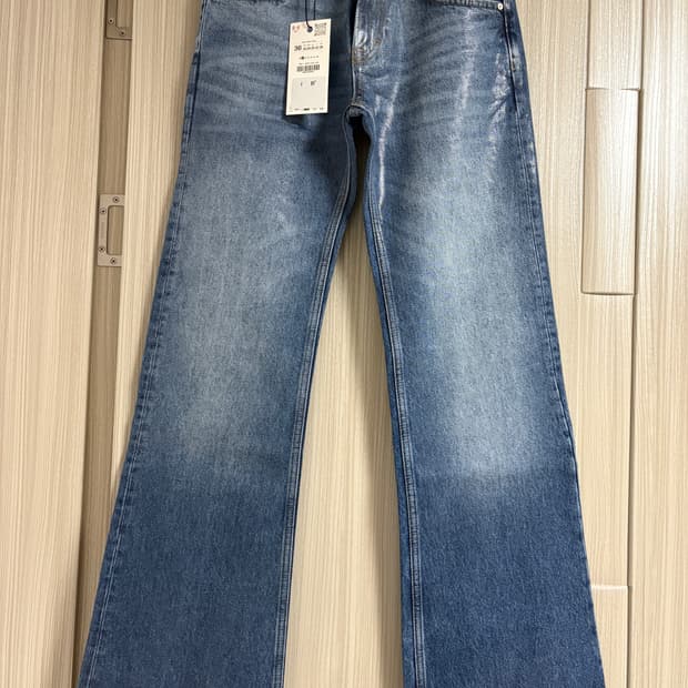 자라 X Ludovic de Saint Sernin 코팅 플레어진