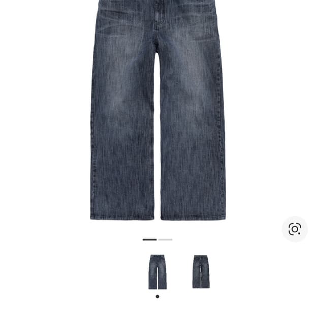 (4) 폴리테루 에이지드 고시마 데님 팬츠 워시드 미드 인디고