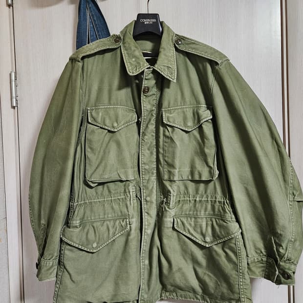 50s og m51 미군 필드자켓 초코단추 s/r